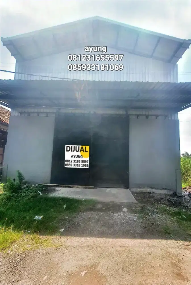 DIJUAL Gudang siap pakai lantai sdh cor di Gunung anyar surabaya