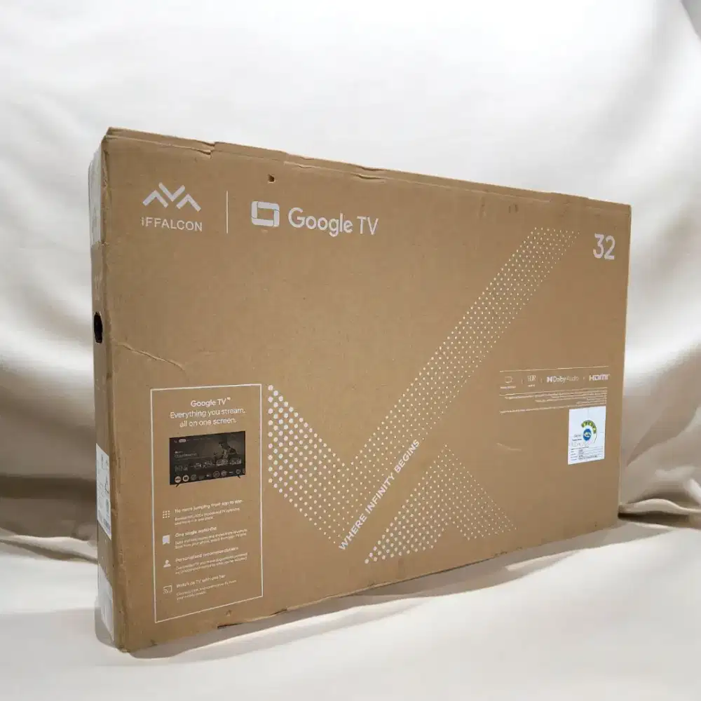 TV Android iFFALCON dari TCL 32inci - msih BARU