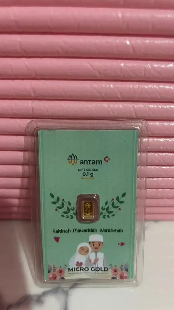 LOGAM MULIA 24K ANTAM KADO PERNIKAHAN, IDUL FITRI, INVESTASI GET3