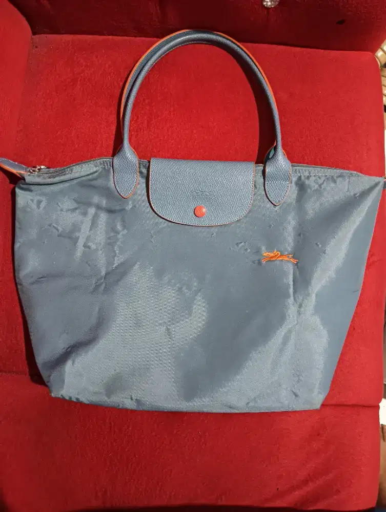 LONGCHAMP BAG LE PLIAGE Original Warna Blue Mist