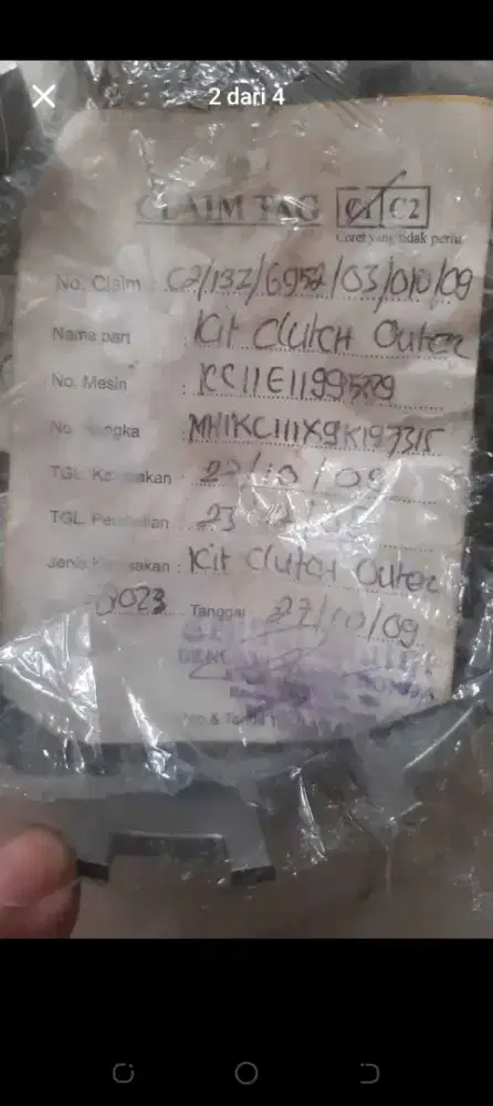 Rumah kopling Megapro,Gk.pro