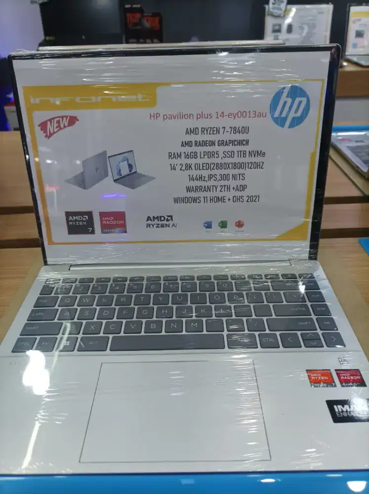 Cicilan tanpa kartu kredit Laptop HP Pavilion plus 14-ey0013au