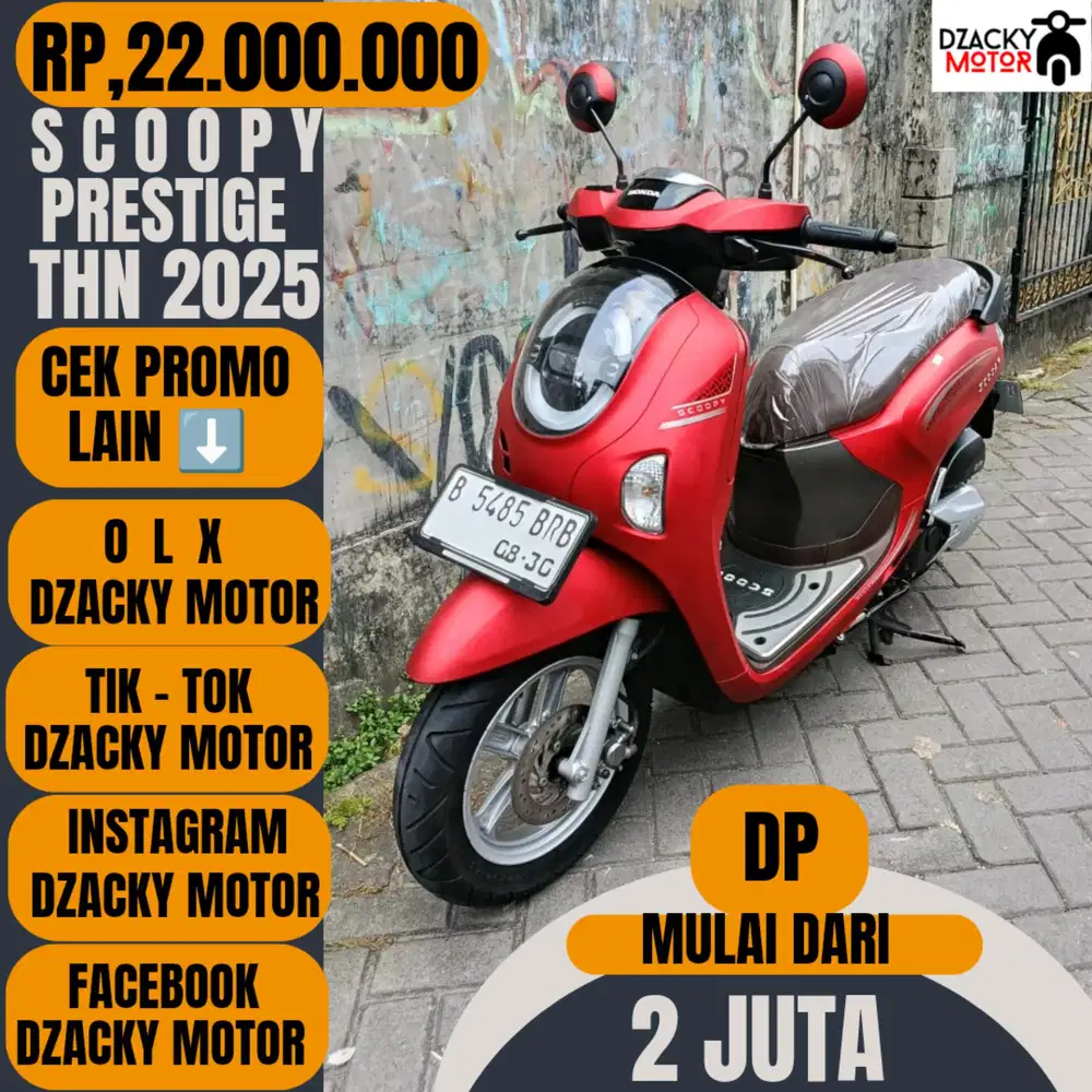 SCOOPY PRESTIGE 2O25 SECOND LIKE NEW