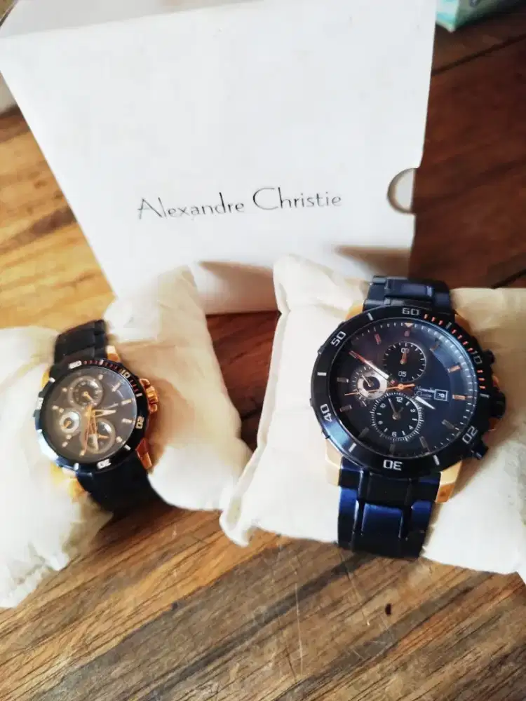 Jam tangan Alexandre Christie dengan kondisi masih terawat