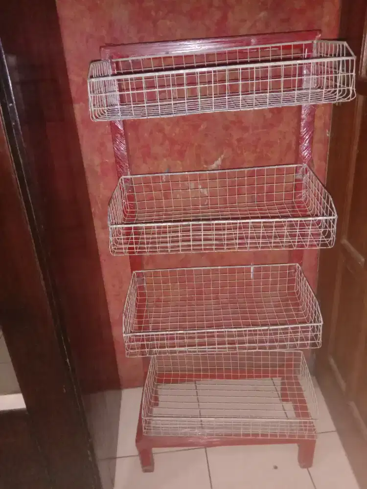 Rak display usaha warung rak cemilan snack