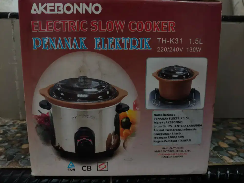 Slow Cooker Akebonno 1.5 Liter