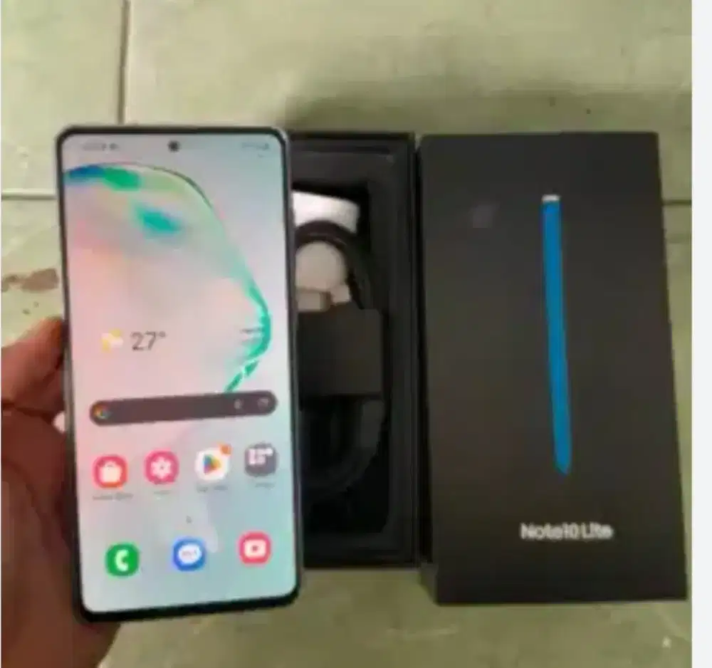 Murah hp samsung Note 10 lite 8/128 lkp, bs TT