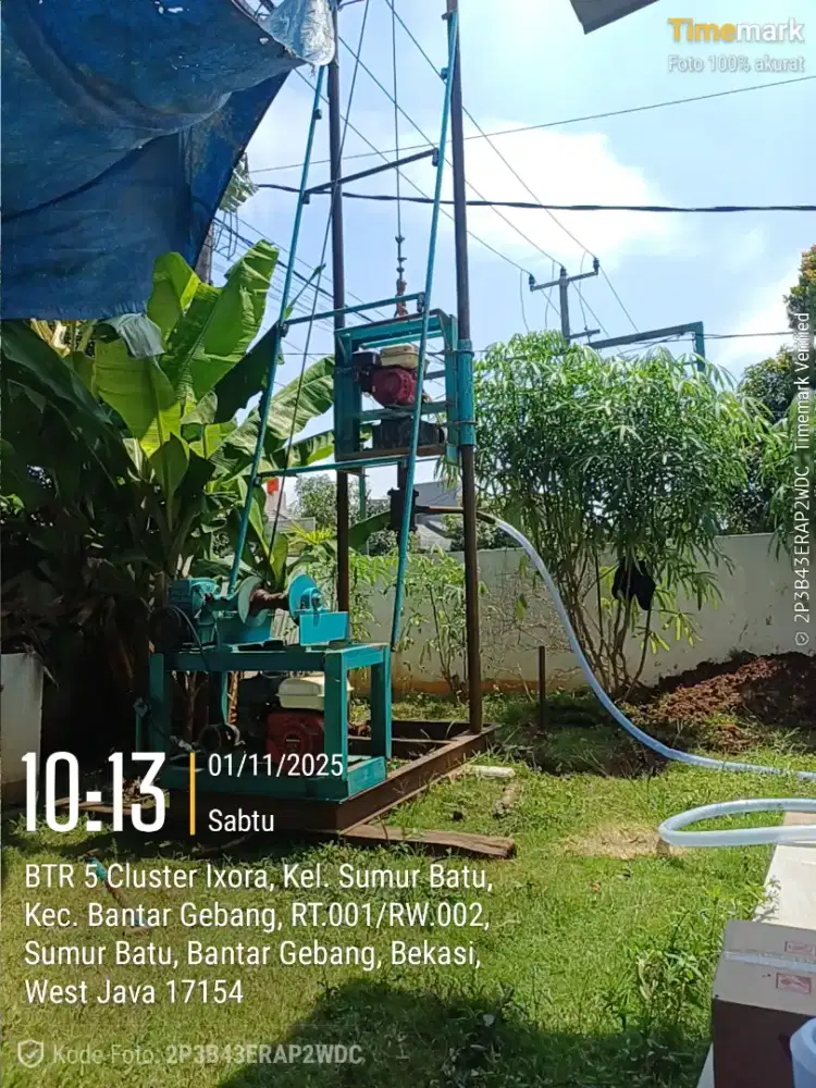 Tukang bor sumur dan service pompa air