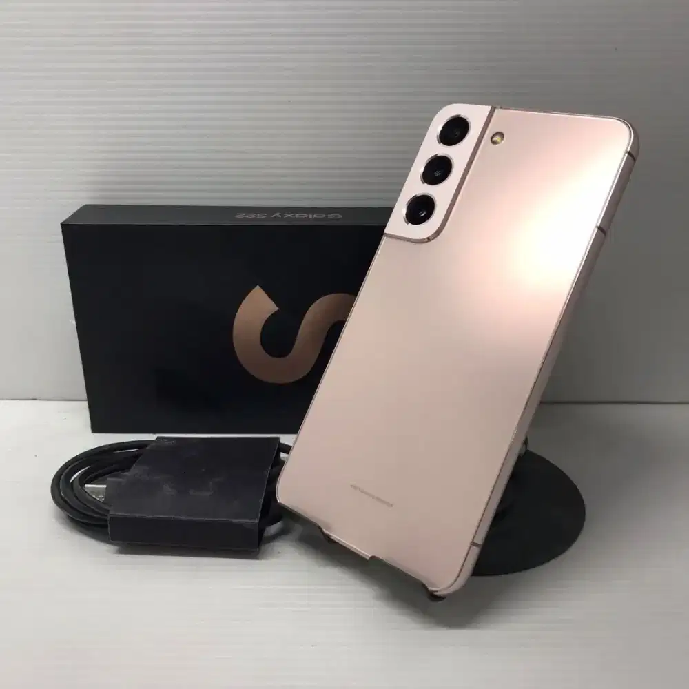 Samsung s22 5G 8/256 ex resmi pink mulus fullset