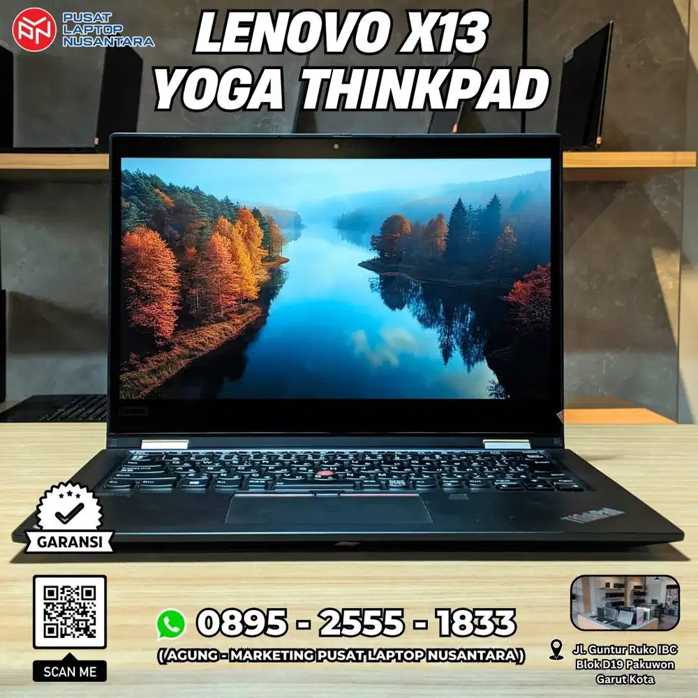 Lenovo X13 Yoga Touchscreen 2 in 1 [Second ex Kantor] - Laptop Garut