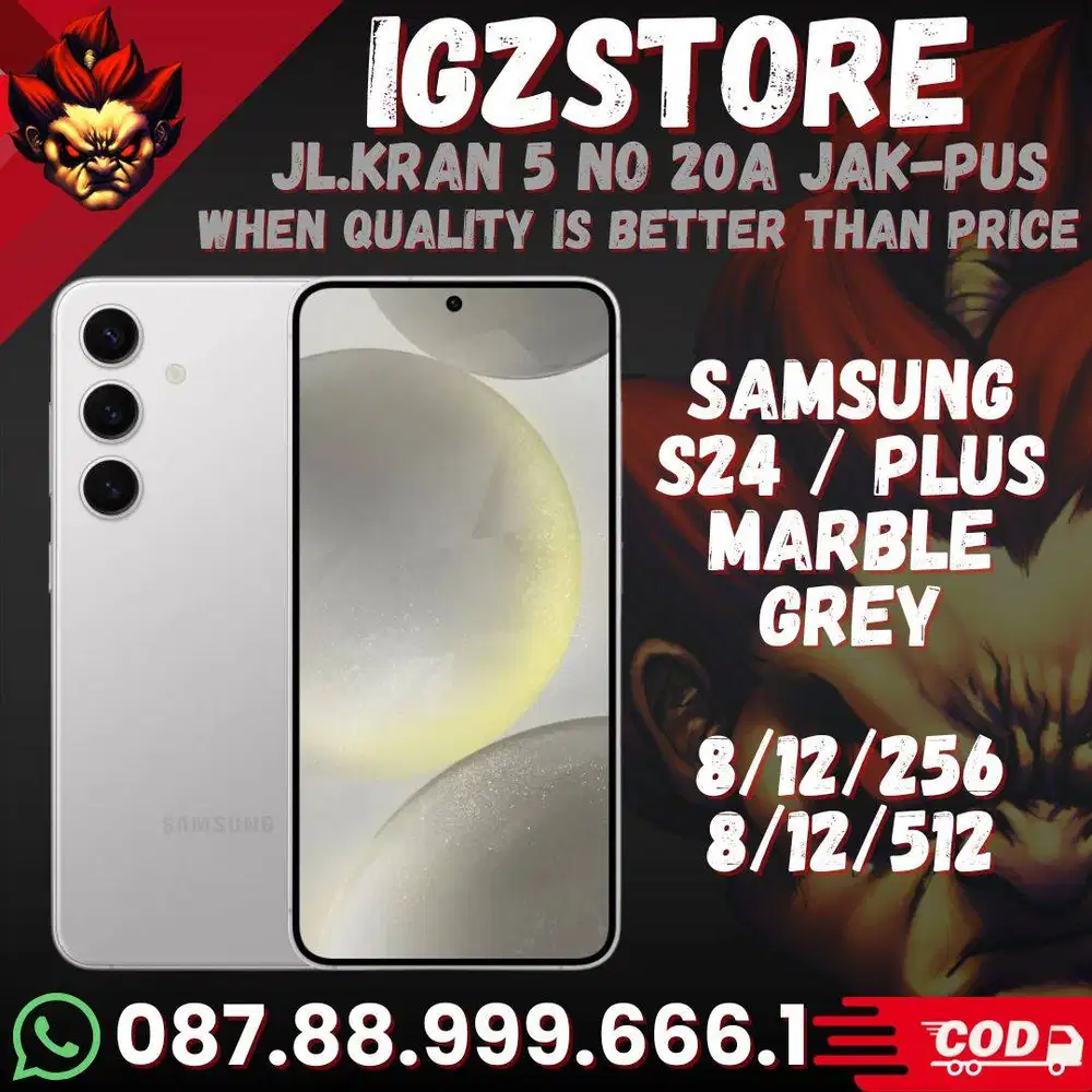 Samsung S24 / Plus 8/12 256/512gb SEIN Fullset Super Mulus No Minus