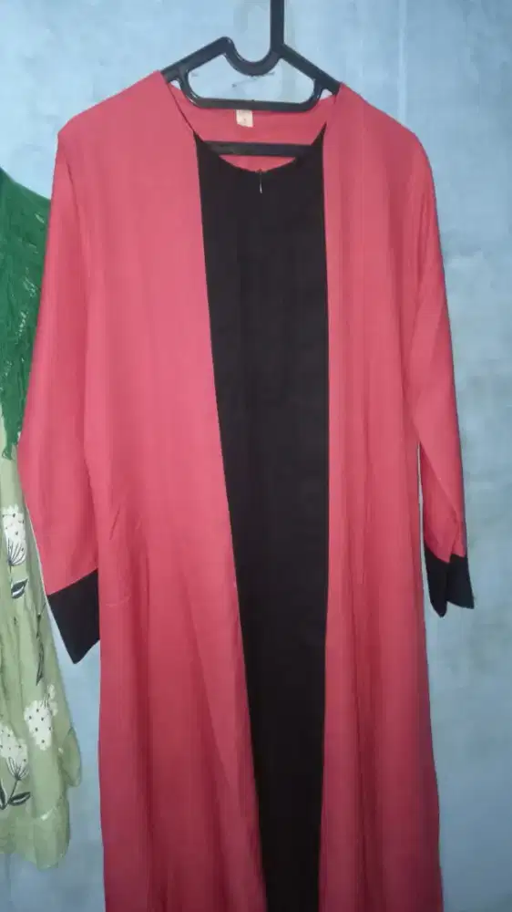 Gamis pink, masih bagus