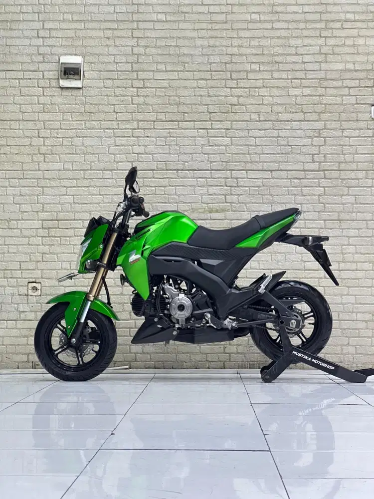 ODO 12RB‼️ Kawasaki Z125 Pro 2017 Green Favorite - Mustika Motoshop
