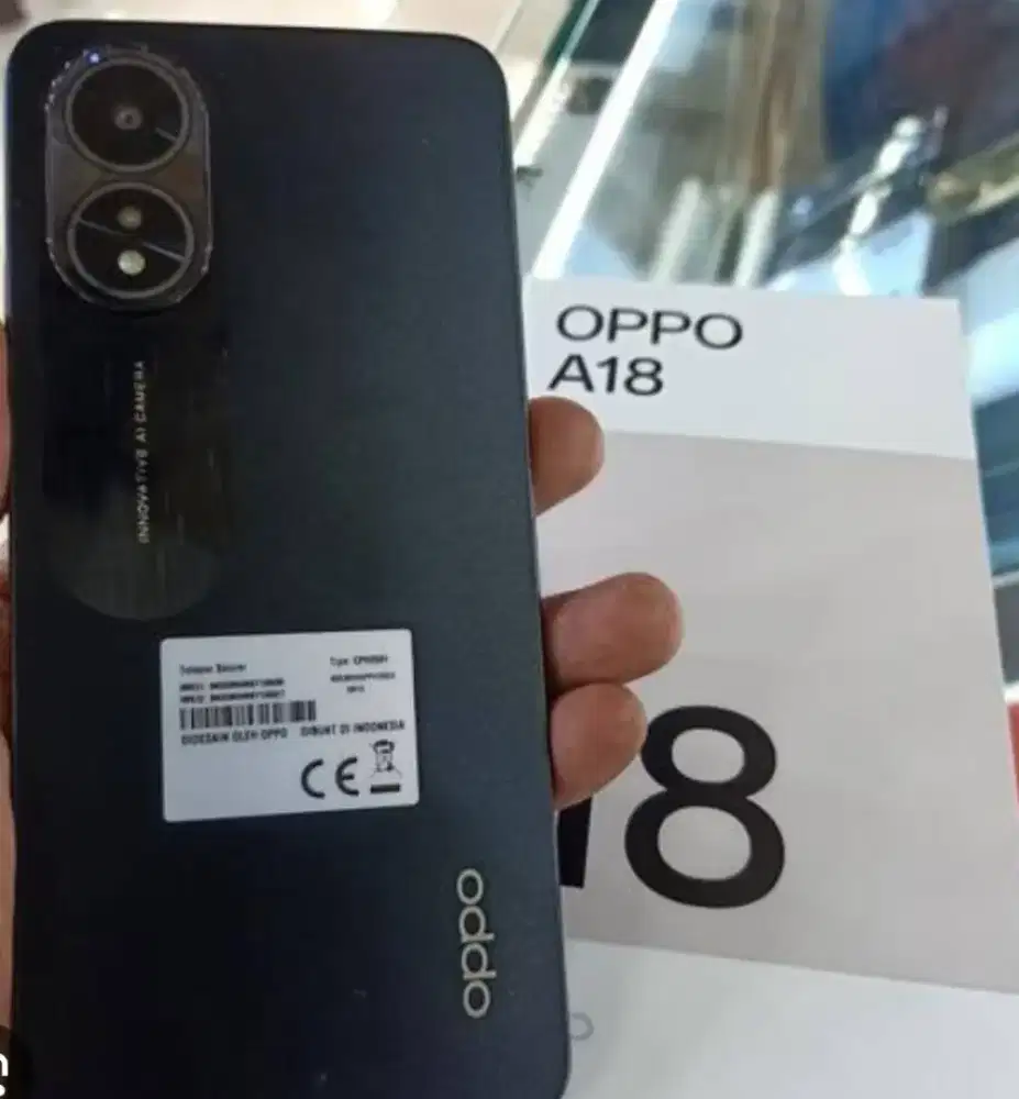 Murah hp oppo  A18 4/128 lkp, bs tt