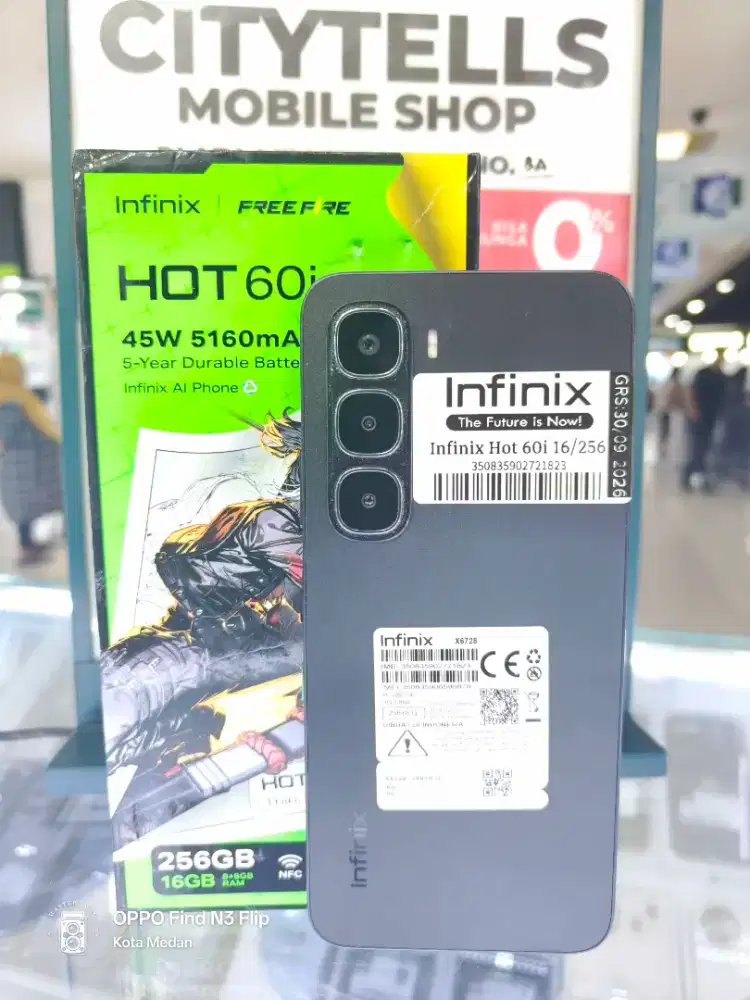 Infinix Hot 60i RAM 16/256 Garansi 10 Bulan