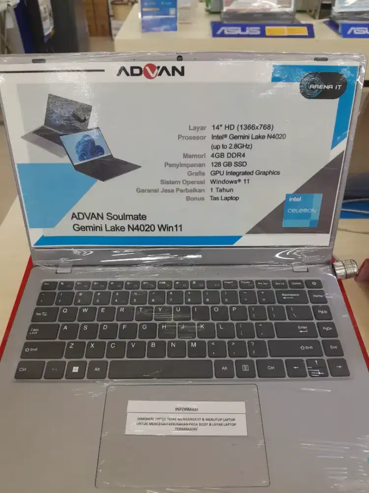 JUAL LAPTOP ADVAN SOULMATE / LENOVO / HP / ASUS / ACER