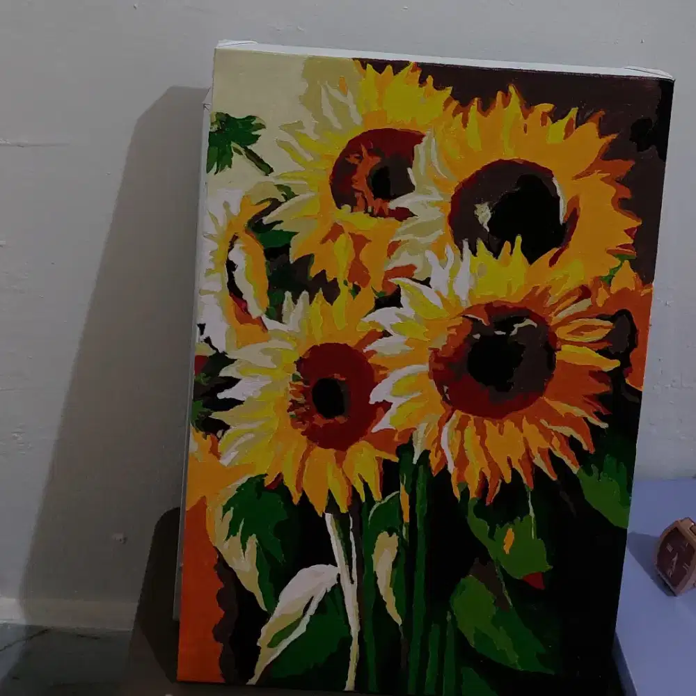 Lukisan bunga matahari