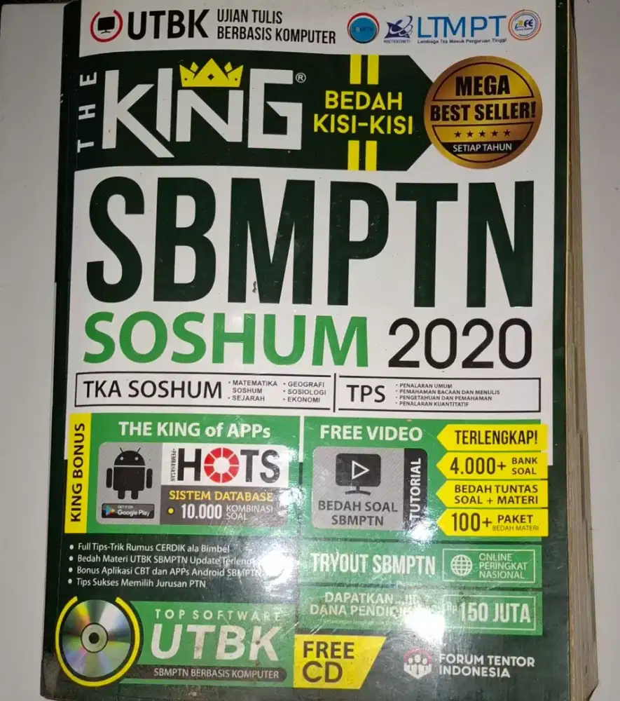 BUKU THE KING BEDAH-BEDAH KISI-KISI SBMPTN SOSHUM 2020