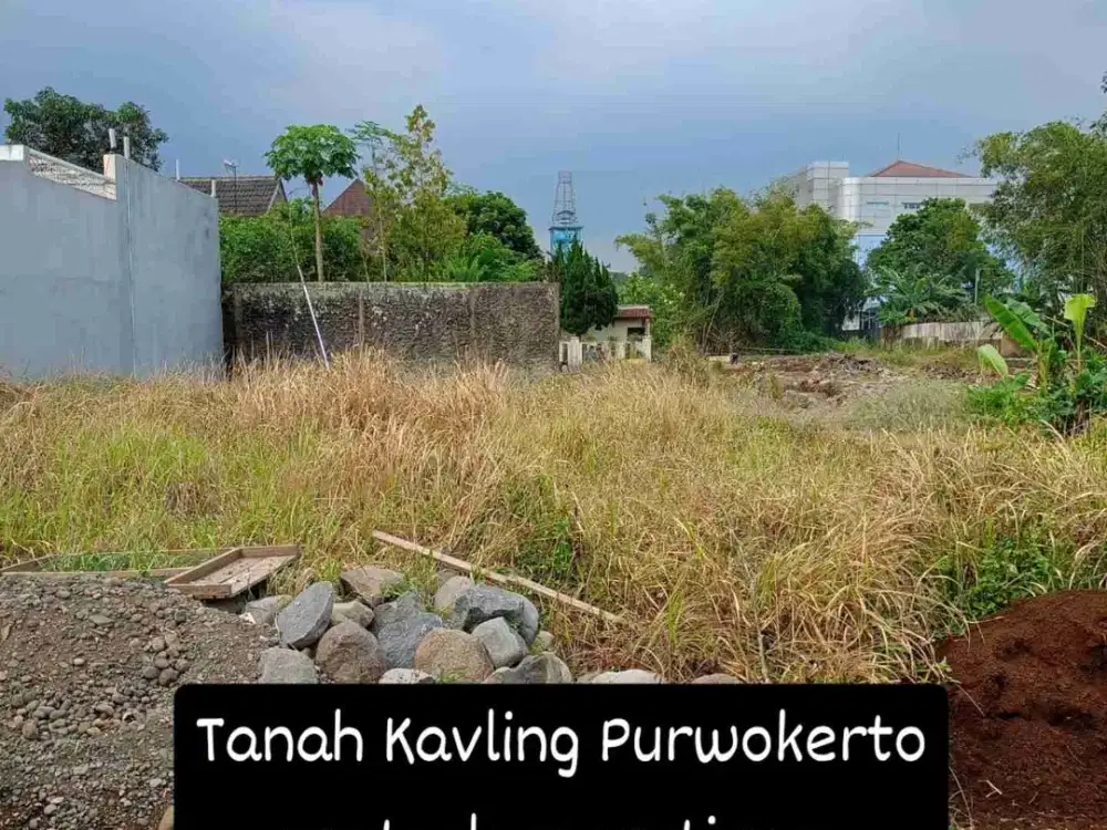 Tanah Kavling perum Graha Mustika depan hotel Java Herritage Purwokerto