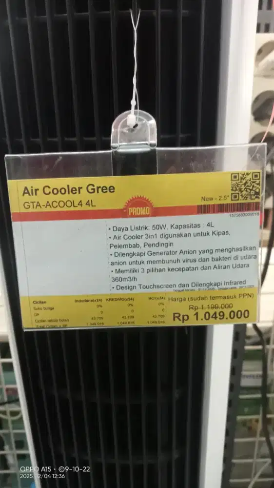 promo cicilan home credit air cooler gree
