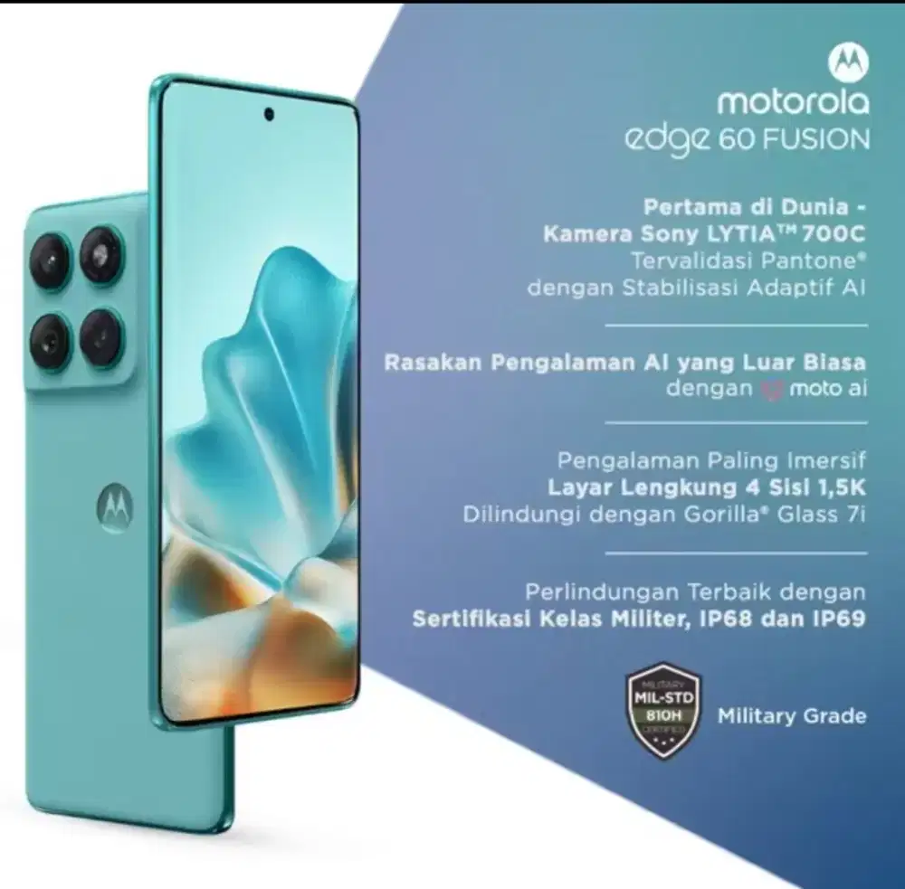 Motorola Edge 60 Fusion Baru Garansi Resmi 1th