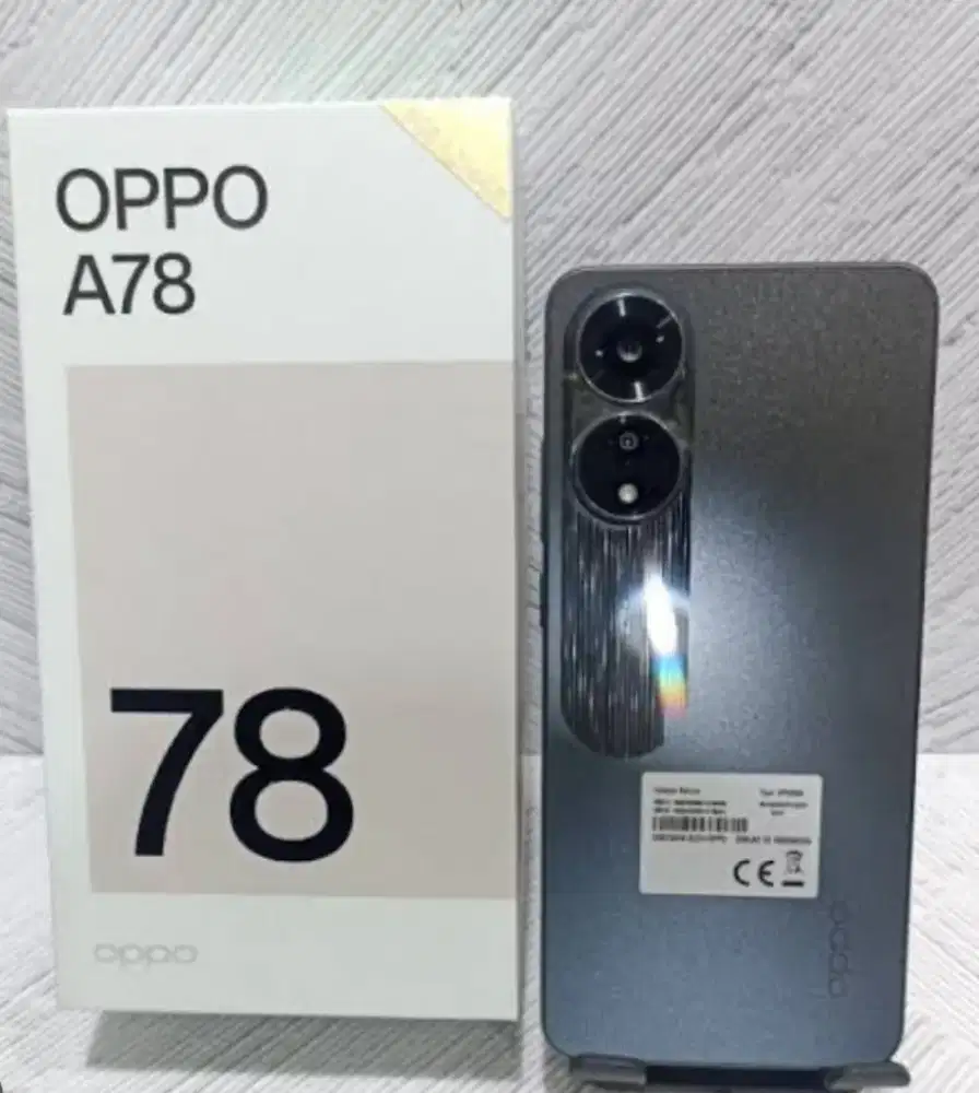 Murah hp oppo A78 8/255 lkp bks grs resmi oppo Indonesia, bs TT