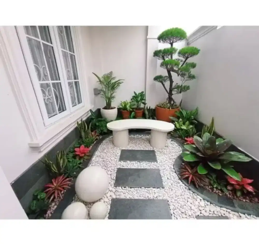 Menerima pembuatan taman