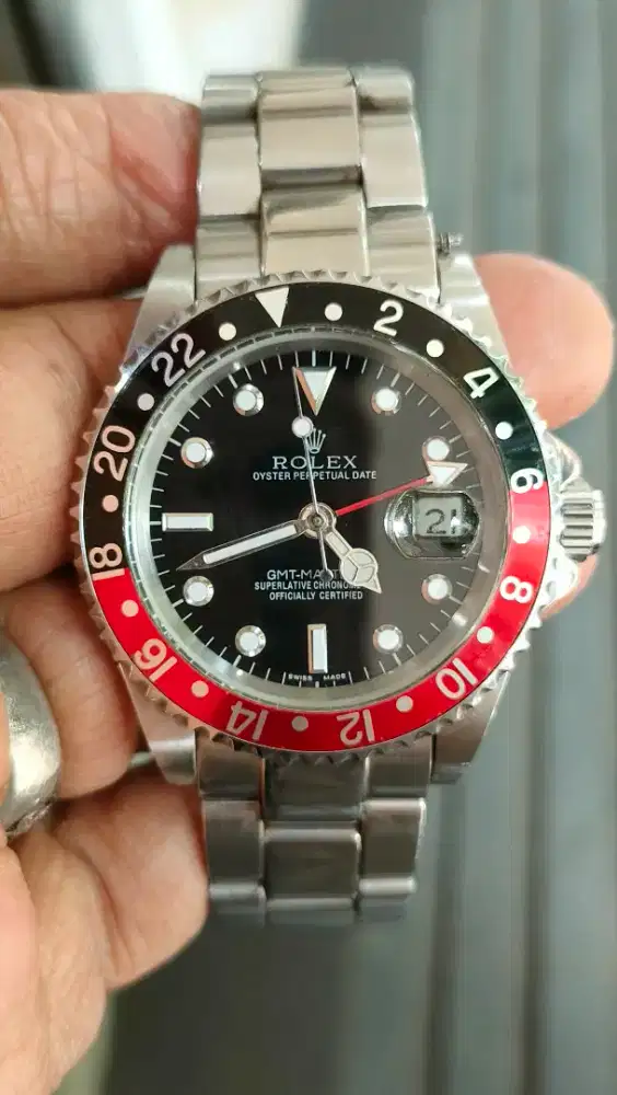 Jam tangan rolex gmt master II Automatic Big size