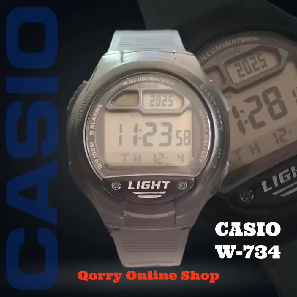 Jam Tangan Pria Casio W-734 Original // Preloved Watches
