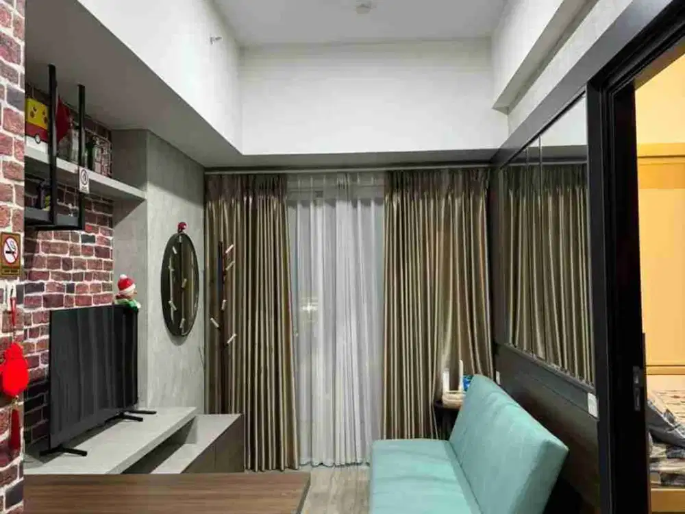 DIJUAL FULL FURNISHED APARTEMEN 1 BR DI CASA DE PARCO, BSD