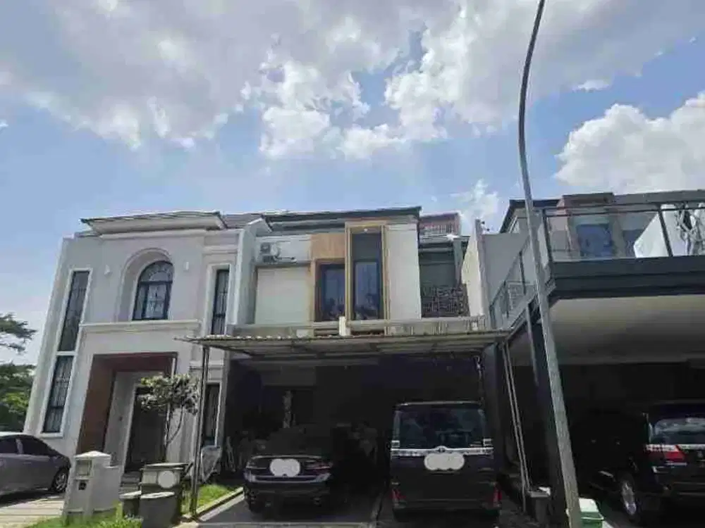 Rumah Depan Taman Row Jalan Super Besar Sutera Victoria Alam Sutera