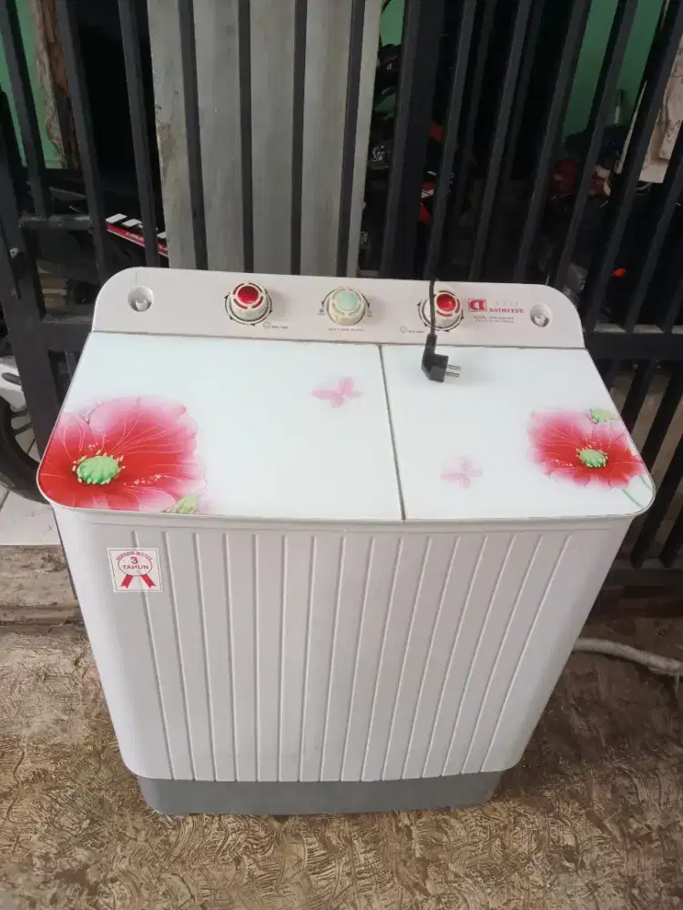Jual mesin cuci 2 tabung normal semua