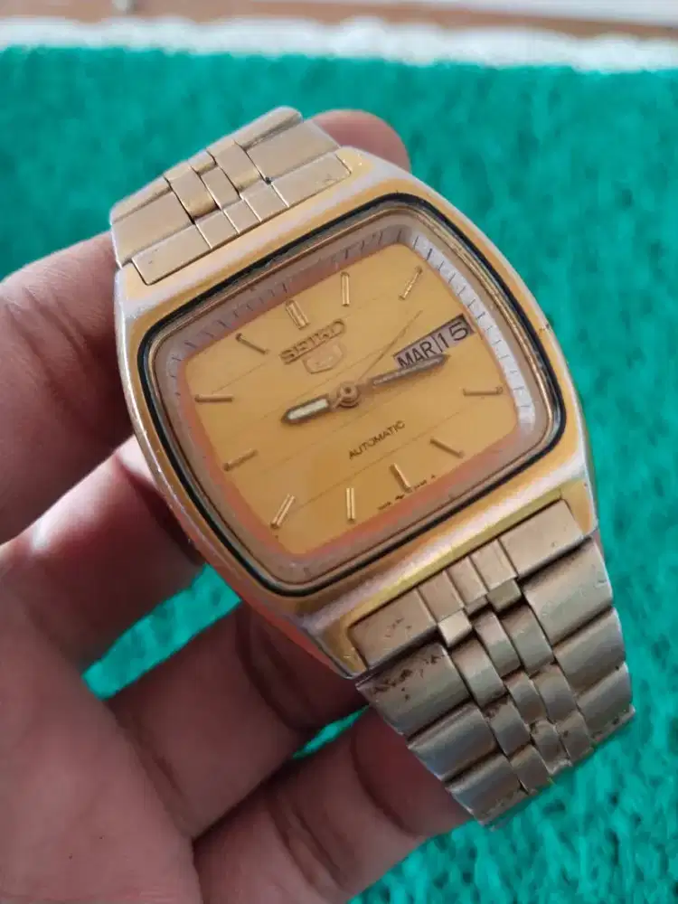 Jam seiko 5 tv shapes automatic Full original