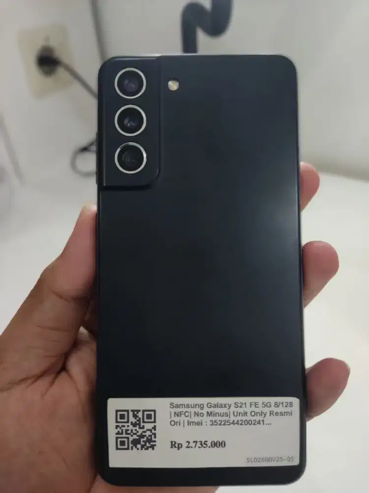 Samsung Galaxy S21 FE 5G 8/128GB Normal No Minus Unit Only Resmi Ori