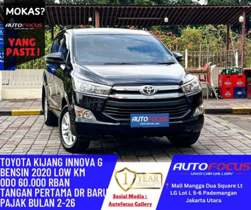 Tdp32JT Toyota Kijang Innova Reborn 2.0 G AT bensin nik 2020