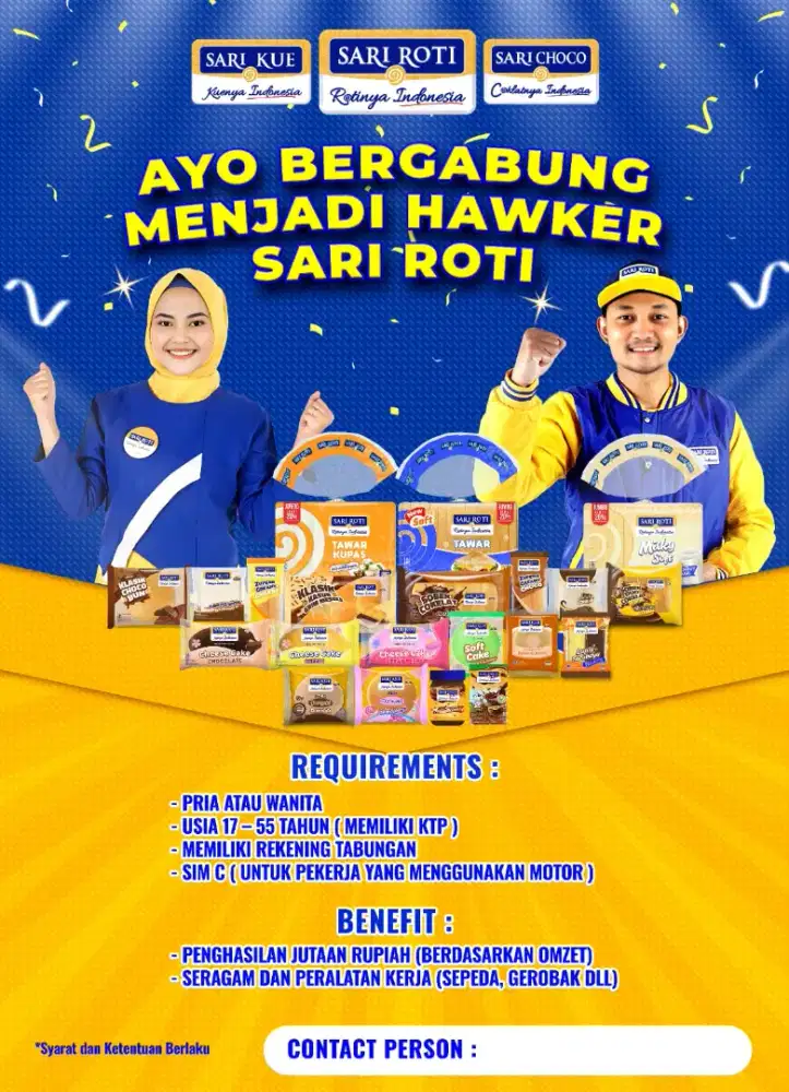 Hawker sari roti keliling