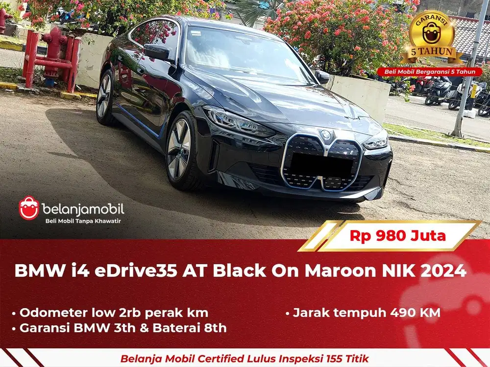 [ GARANSI 5TH ] BMW i4 i 4 eDrive35 eDrive 35 AT 2024/2025