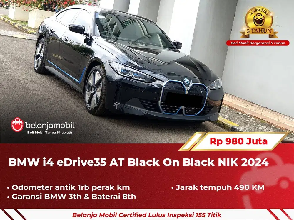 [ GARANSI 5TH ] BMW i4 i 4 eDrive35 eDrive 35 AT 2024/2025