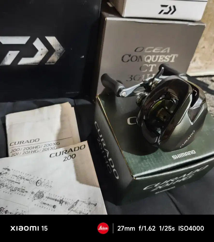 shimano CURADO M 201HG baitcasting