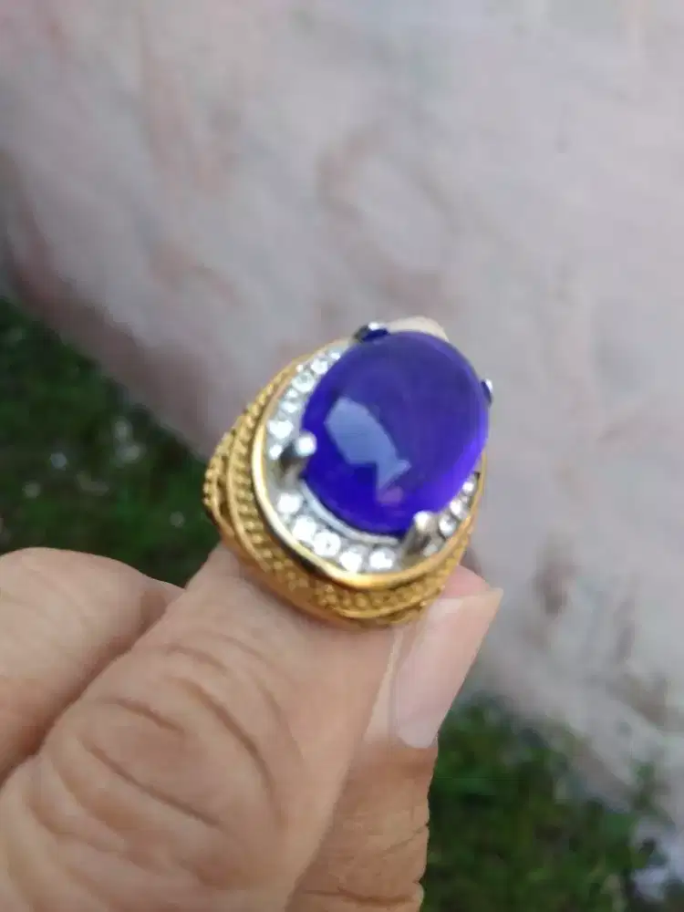 Jual cincin blue sapphire
