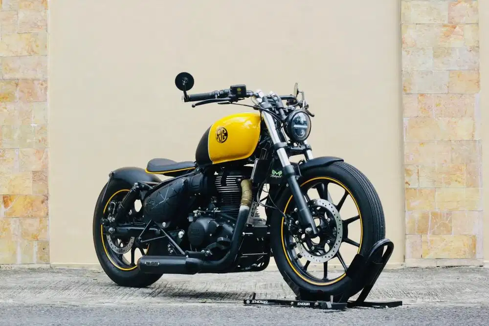 Royal Enfield meteor 350 ABS custom cakep mesin sehat unit siap pakee