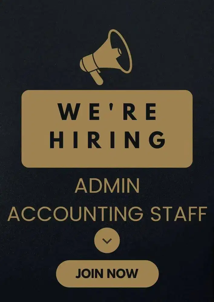 We're Hiring Admin Staff (Serpong, Tangerang)