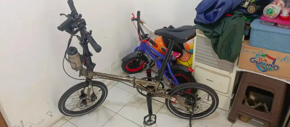 Sepeda Lipat ELEMENT TROY 10 + (Bonus Sepeda Anak)