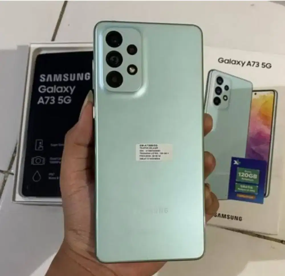 Murah hp samsung A73 5G 8/256 lkp, bs TT