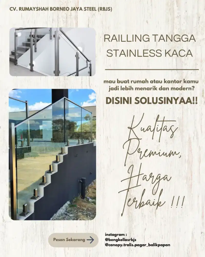 RAILLING TANGGA KEKINIAN