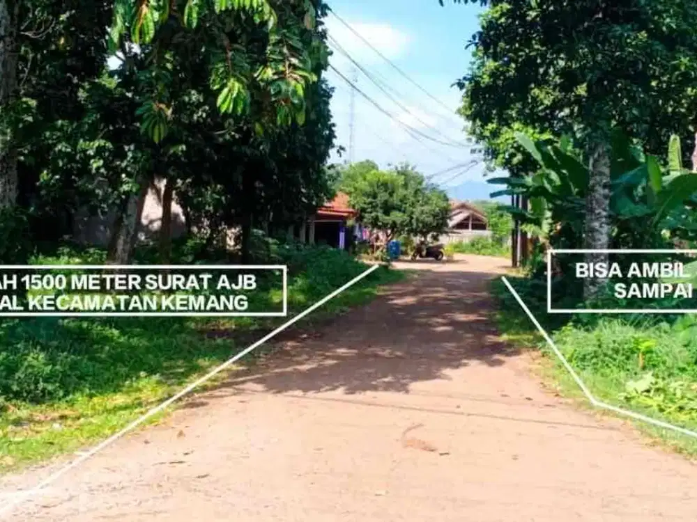 TANAH MURAH STRATEGIS DI TELAGA KAHURIPAN NAGROG DESA TEGAL KECAMATAN KEMANG