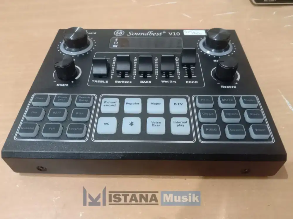 SOUNDBEST V10 AUDIO INTERFACE SOUNDCARD LIVE STRRAMING