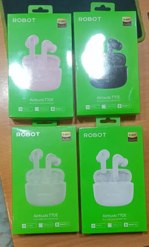 Tws robot t70e Bass baru original harga terjangkau
