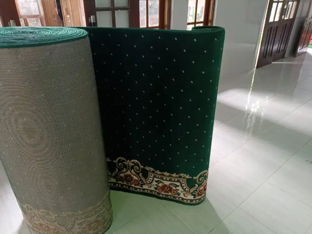 Ambal Sajadah Karpet Masjid Termurah. Tersedia Lokal maupun Import