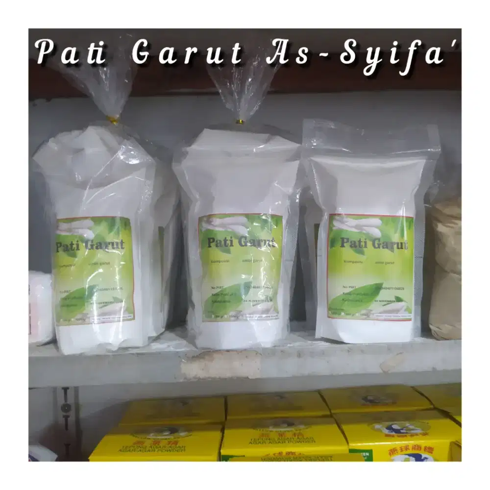 Tepung Pati Garut 100% Murni